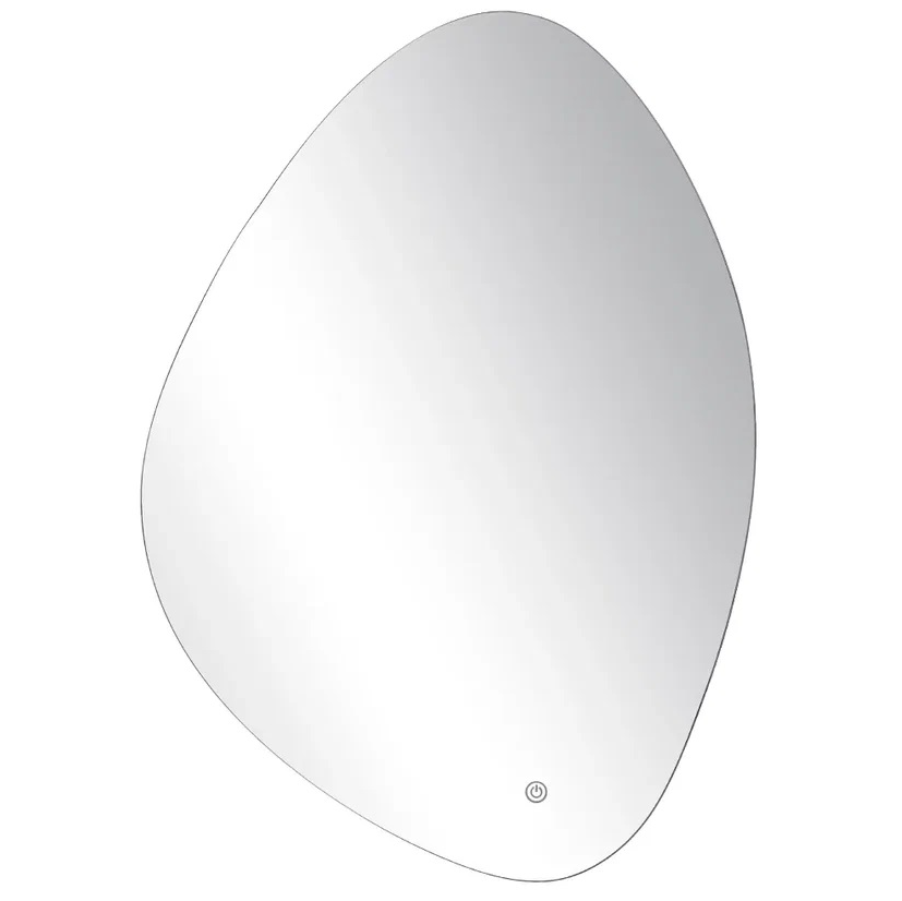 Зеркало Мансарда с LED- подсветкой сенсорное, капля, 60х85 см