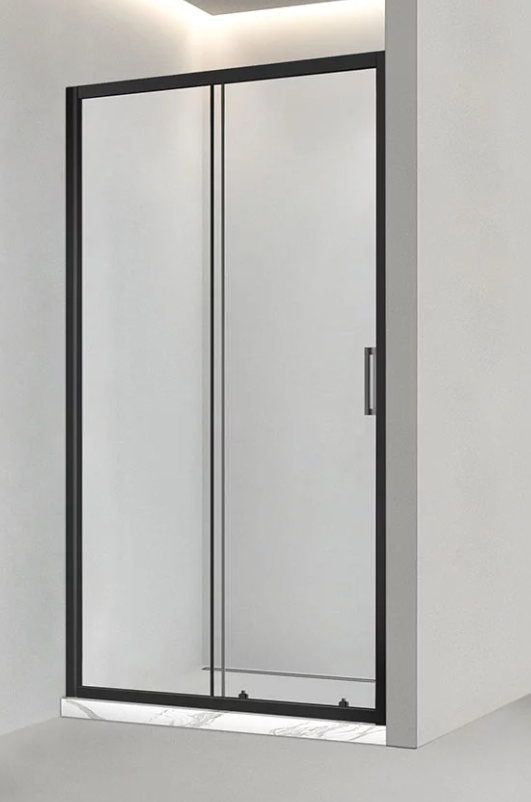Душевая дверь VECONI VN46B-150-01-C5 150*195 профиль чёрный