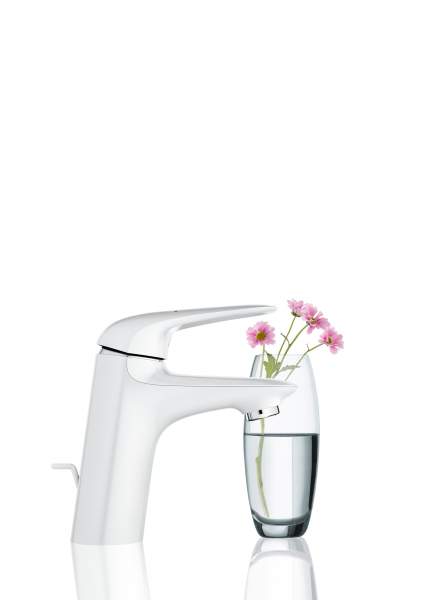 Смеситель для свободностояшей раковины GROHE Eurostyle гладкий корпус, белый 23719LS3