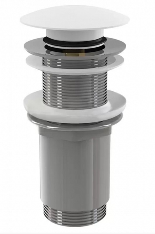 Клапан донный D502 S-Stone для раковины матовый белый (для моделей  Armonia, Gloria 312)