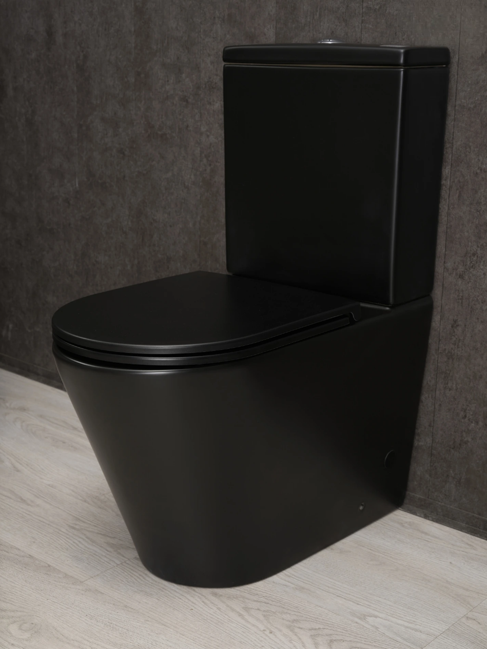 Напольный унитаз с бачком Gid Tn2189Bm матовый чёрный