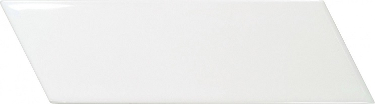 Керамическая плитка Equipe Chevron White Right 5,2*18,6 