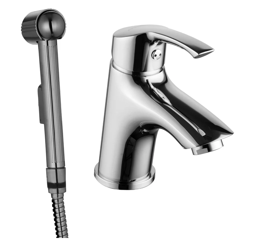 Смеситель для раковины и биде Lemark Плюс Страйк, хром LM1116C