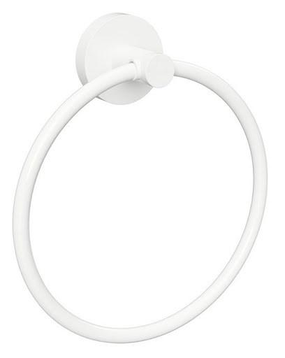 Кольцо WHITE для полотенец, белый, 104104064