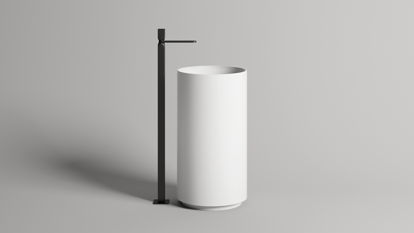 Раковина SALINI S-Sense ARMONIA 01 глянцевая/ДК D504 белый, арт. 130111G