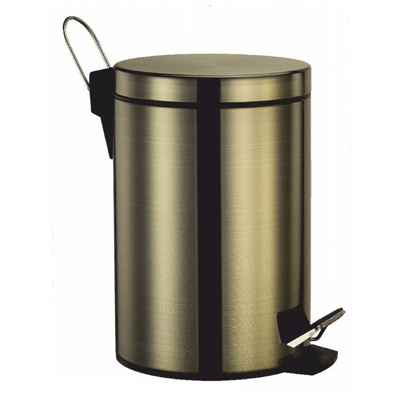 Ведро для мусора 3 литра WASSERKRAFT K-633LIGHT BRONZE светлая бронза