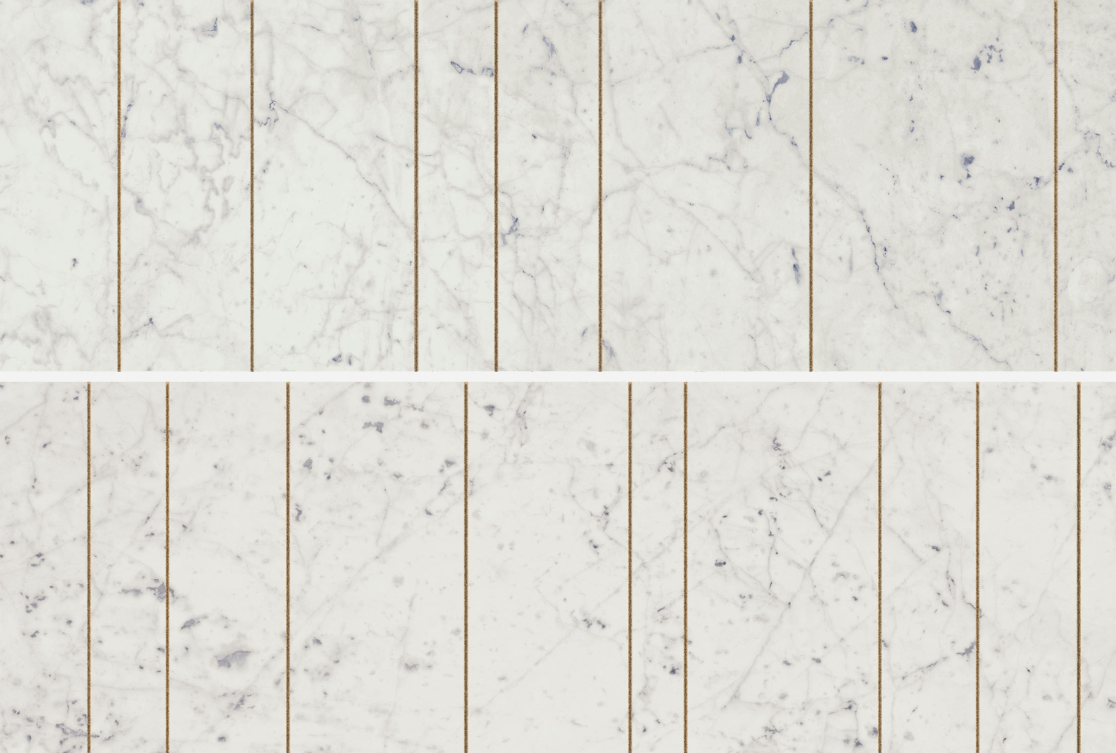 Керамическая плитка Charme Extra Carrara Inserto Golden Line 25x75