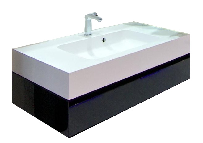 Модуль под раковину Акватон Ричмонд 80 чёрный
