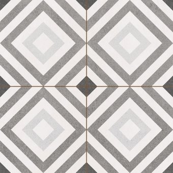 Kerlife Hydraulic William Silver 45х45 (7 шт/уп 1,42 м2)