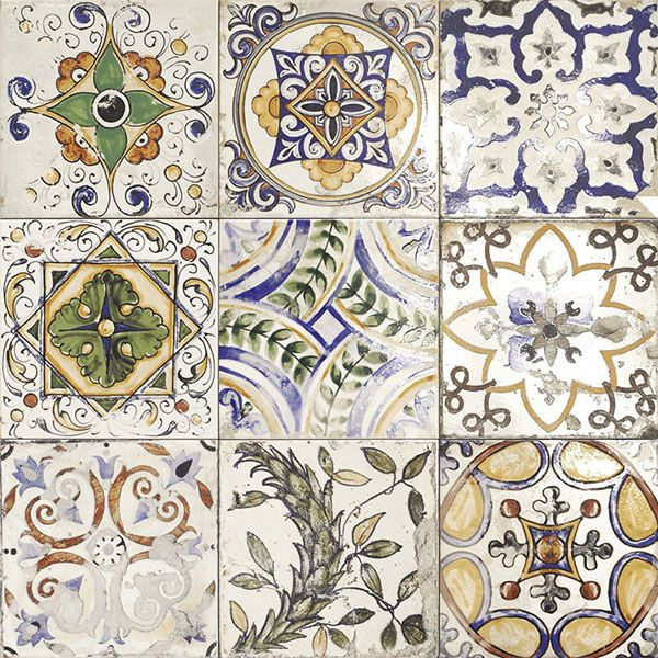 Декор MAINZU CENTRO MAIOLICA (mix) 20x20 Испания
