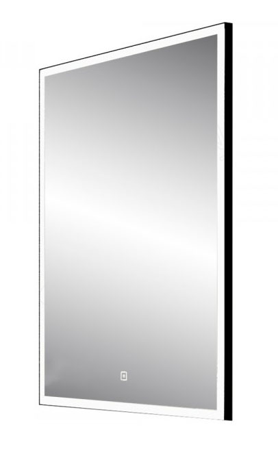 Зеркало "Frame Black LED" 600х800