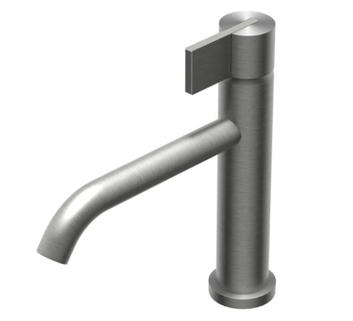 Смеситель д/р DOT316 ROUND нерж сталь