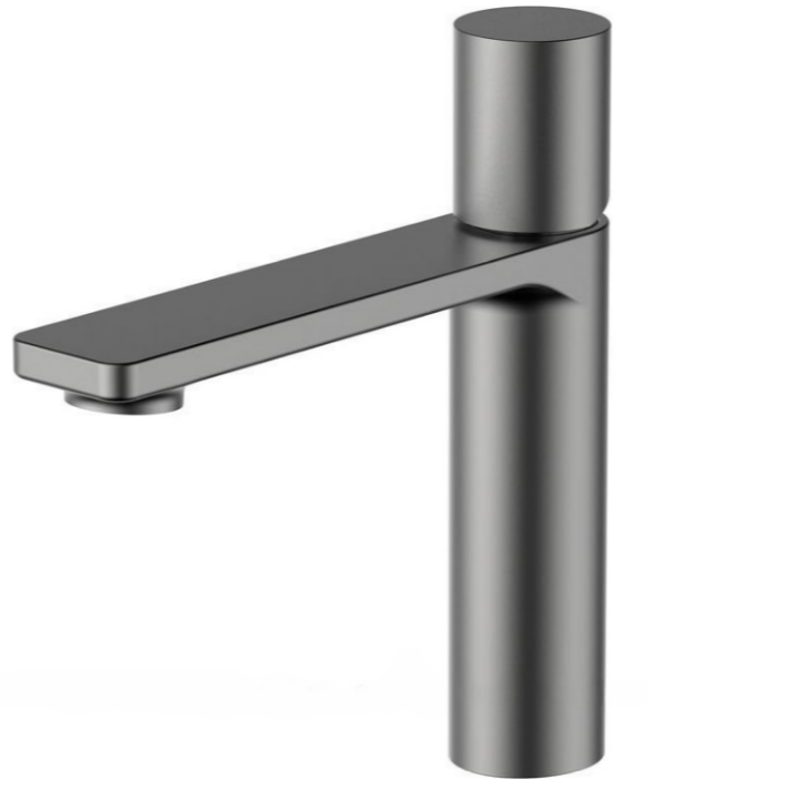 Смеситель для раковины Vincea Vogue VBF-4V3GM вороненая сталь