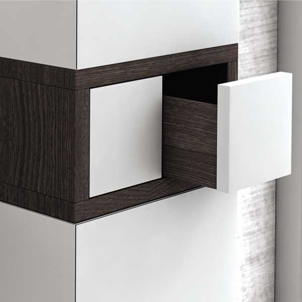 Модуль подвесной Акватон Интегро 40 венге шпон/ящики