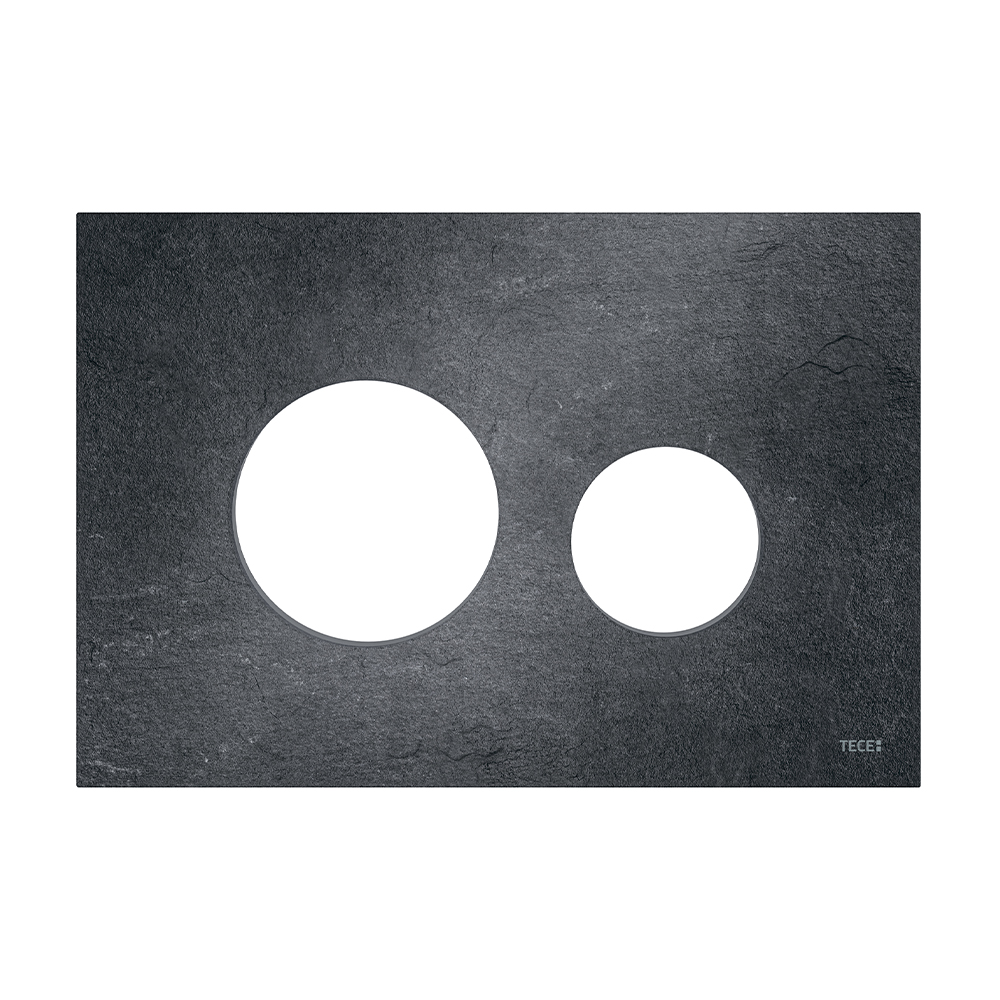 Сланцевая лицевая панель смыва для унитаза TECEloop modular, плитка сланцевая