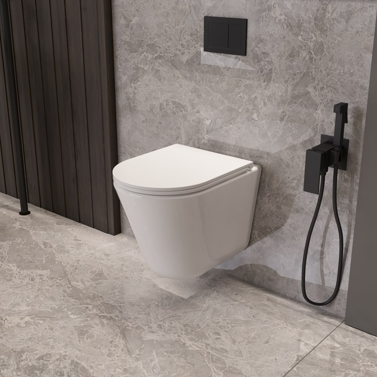 Унитаз подвесной Vincea Tornado Vito VT1-23T, белый, с сиденьем 