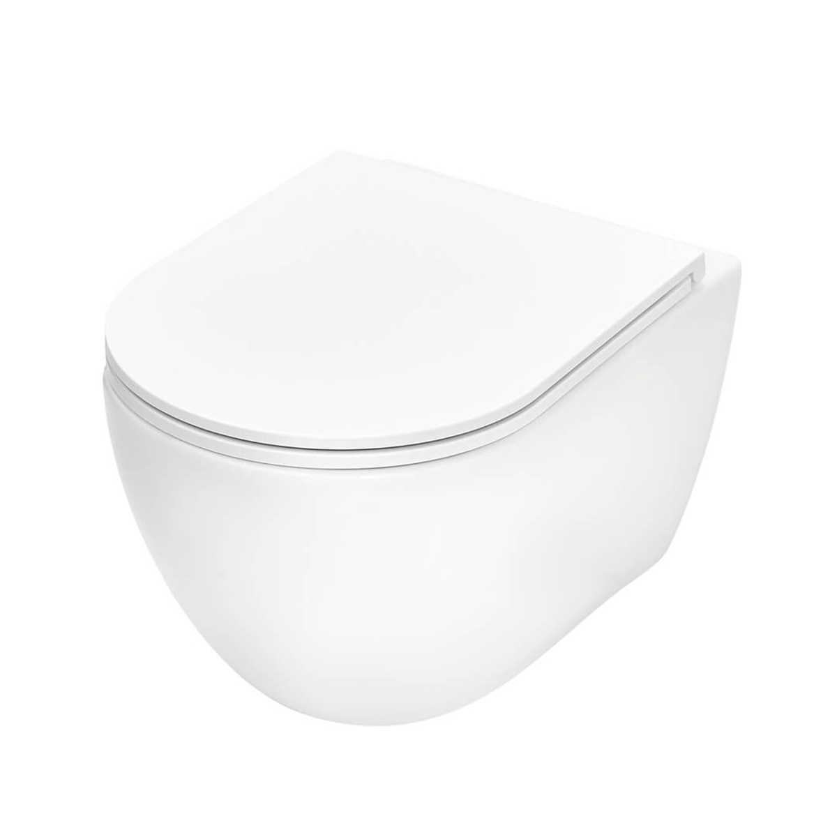 Унитаз подвесной TECEspring R 9700998P, с тонким сидением, усиленная упаковка белый