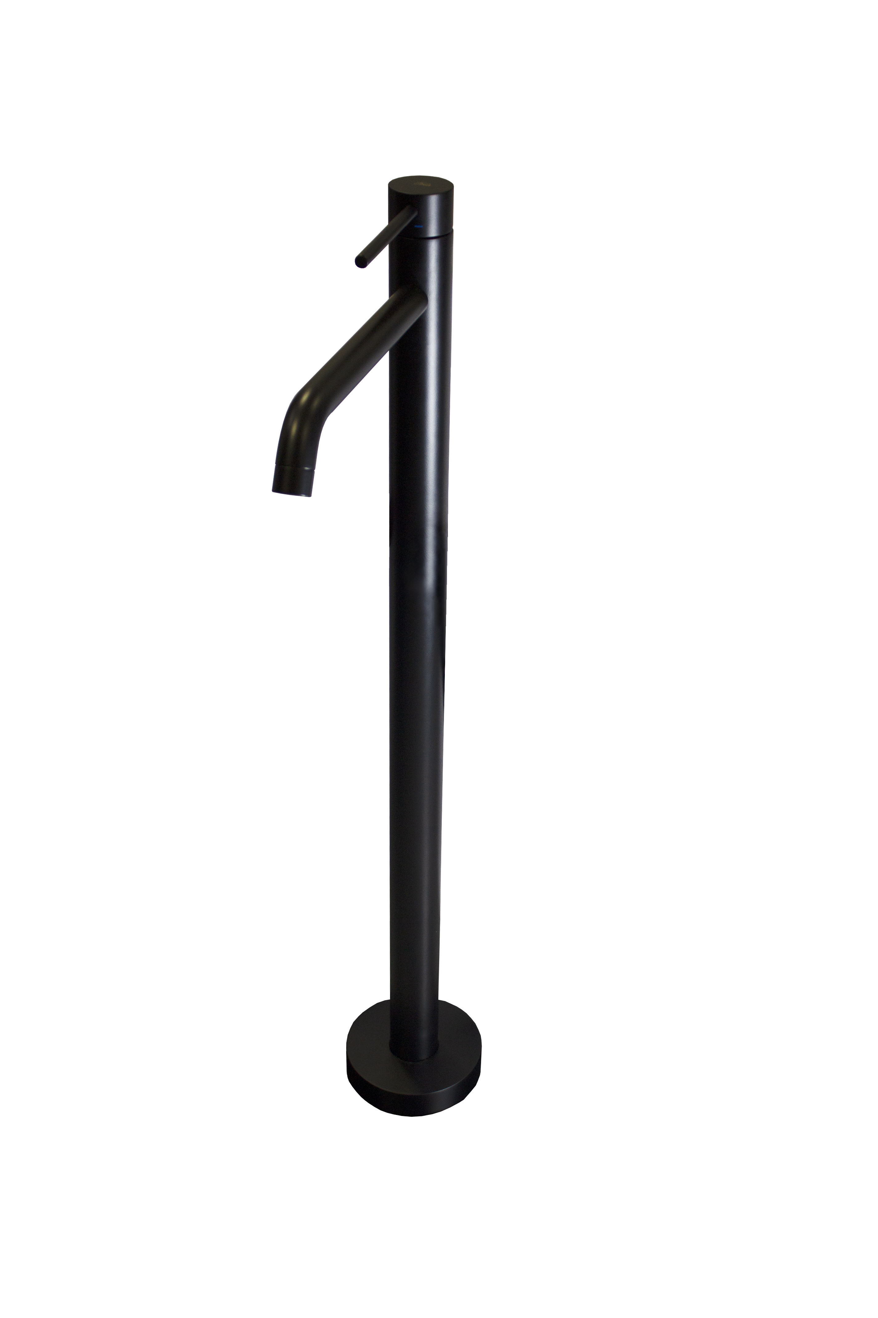 LIG031NO Смеситель для раковины напольный без БАЗЫ арт LIG030, чёрный матовый LIGHT Paffoni