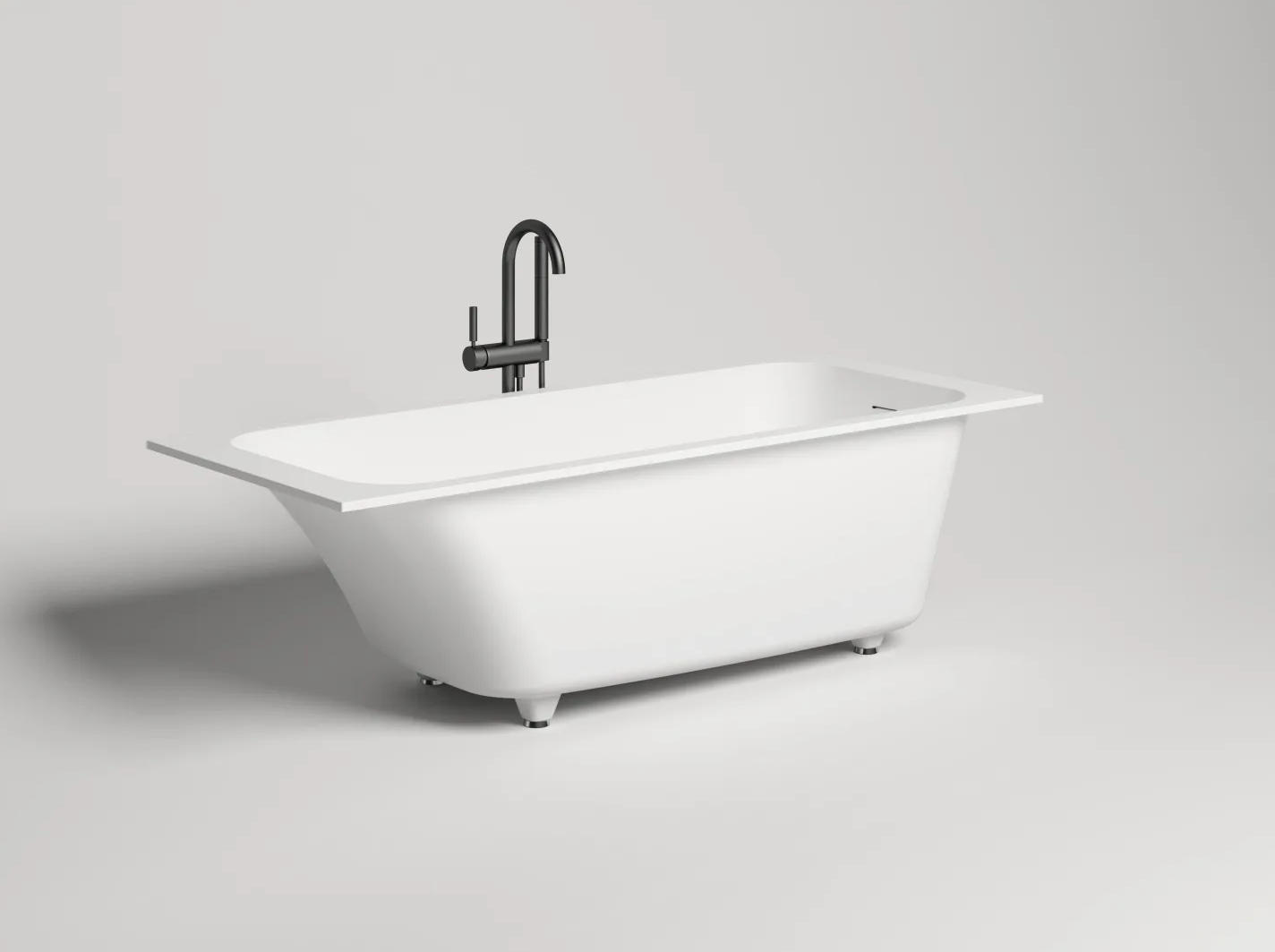 Ванна S-Sense ORLANDA KIT 170х80 Матовая/ДК белый