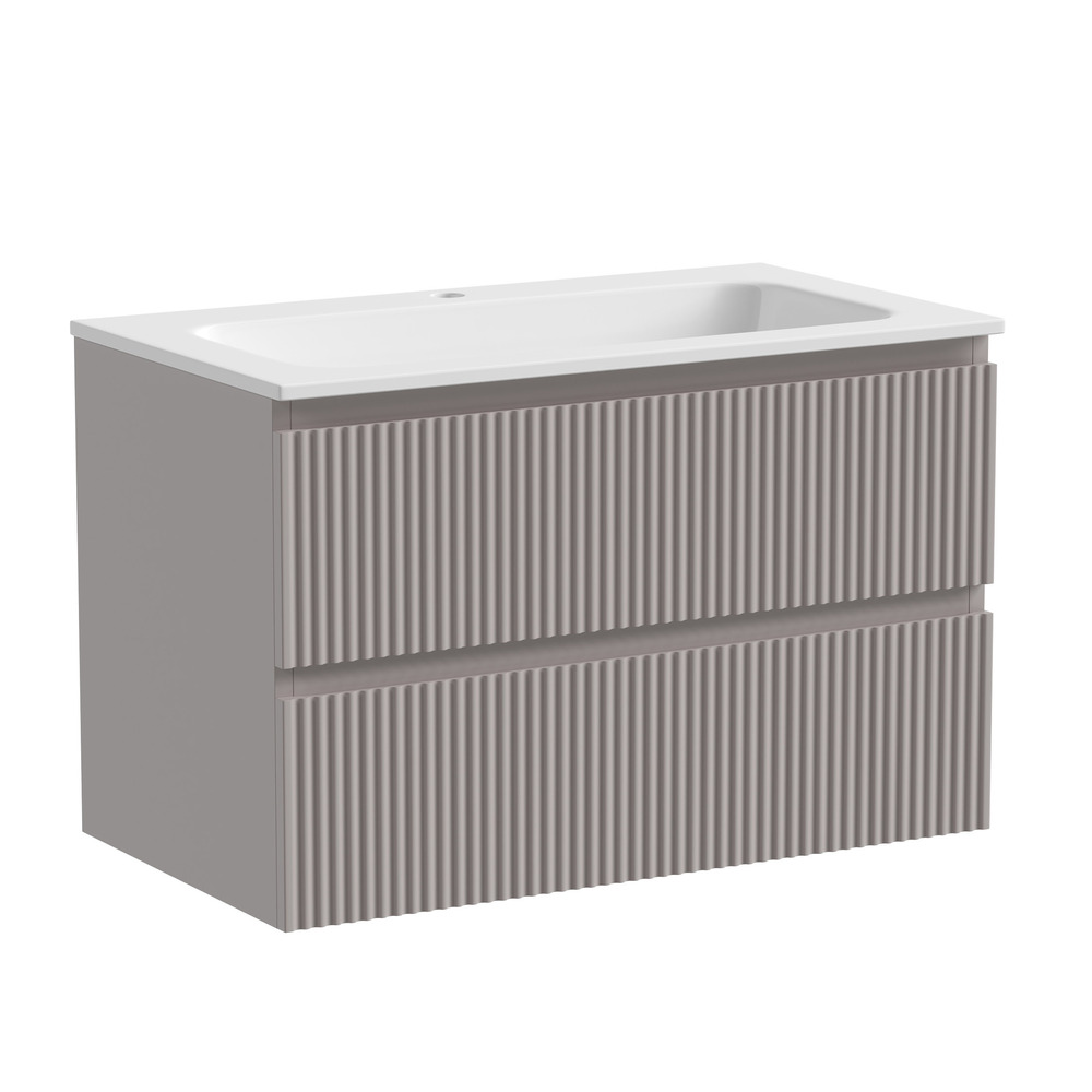Тумба подвесная Sancos Snob R, два ящика, доводчики, 790х445х500 мм, арт. SNR80SM, Doha Soft