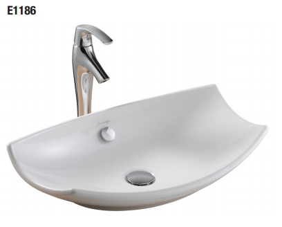Раковина Jacob Delafon LEAF /60x38/ устанавливаемый на мебель E1186-00