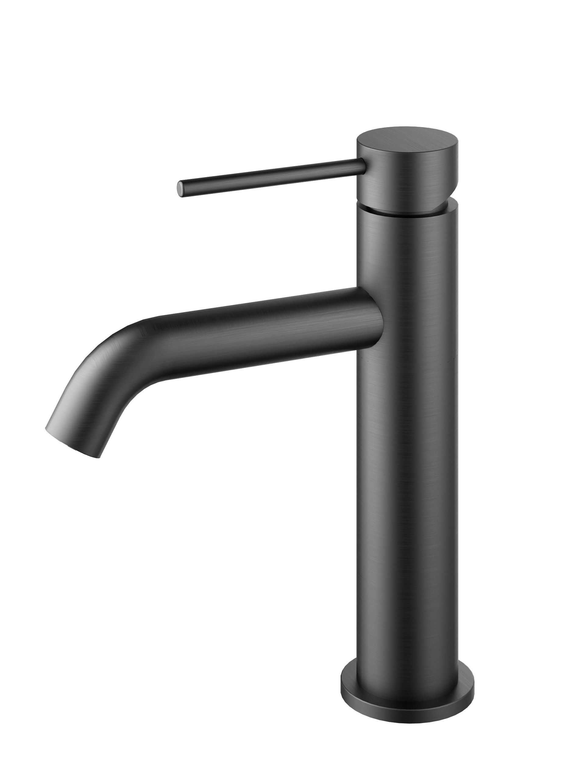 Смеситель для раковины Vincea City VBF-2C1GM вороненая сталь