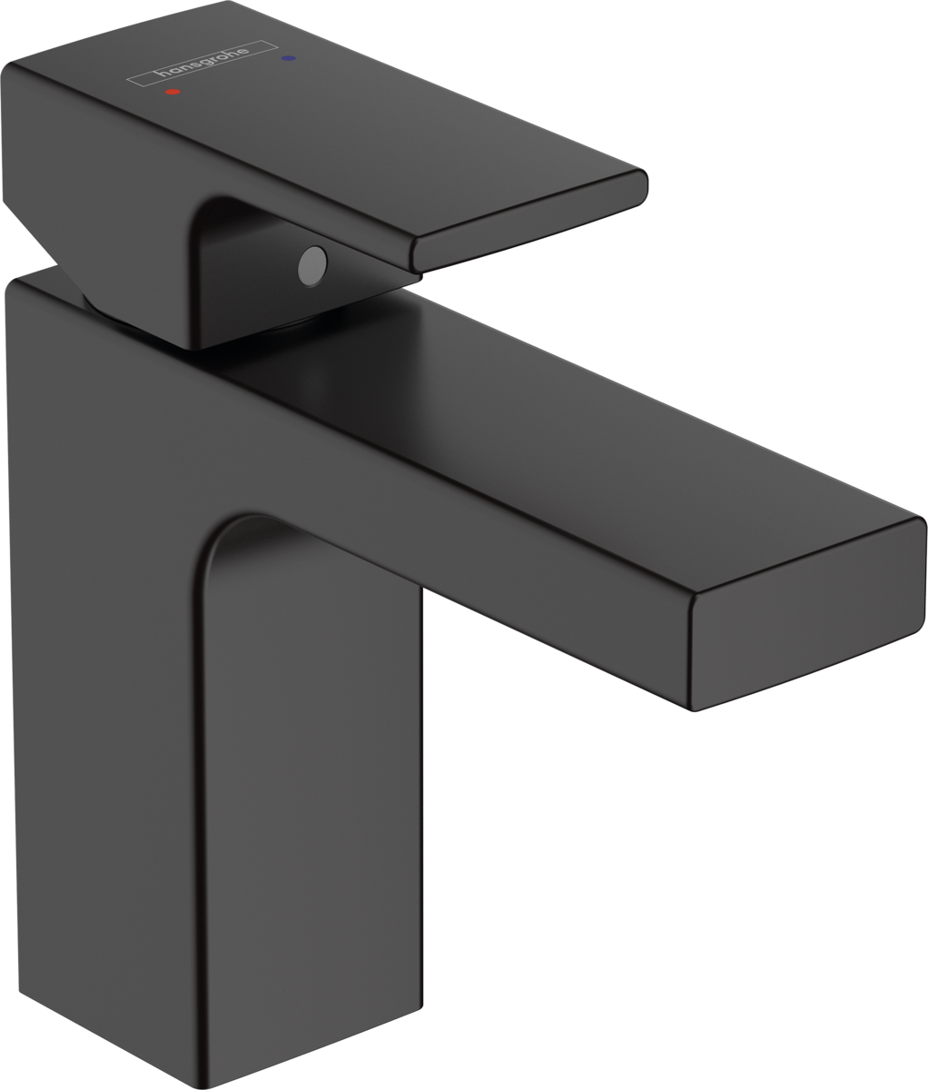 VERNIS Shape смеситель д/раковины 100 мм без дон. клап., матовый черный 71569670