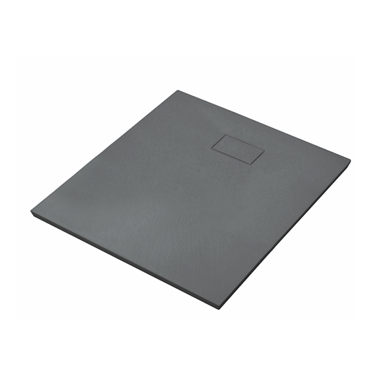 Душевой поддон ELBE 74T03 SMC (стеклопластик) квадрат 900*900*26 мм черный