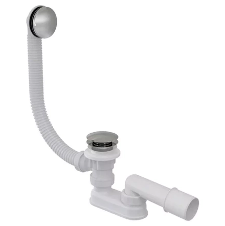 Слив-перелив для ванны ASTRA-FORM покрытие ГЕЛЬ, глянец белый