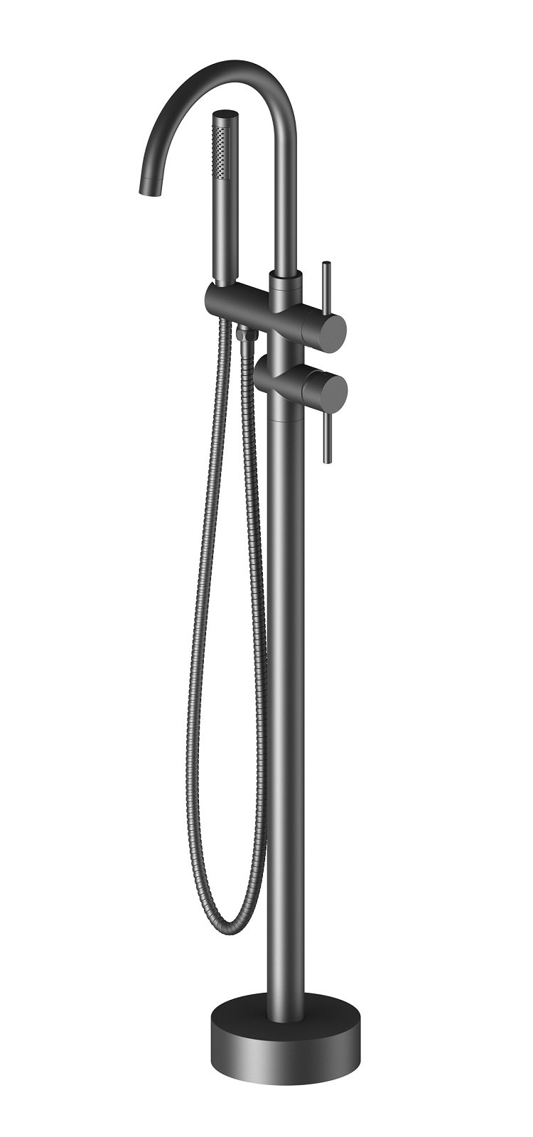 Смеситель д/в напольный Saona 2300/03Y-CR, черный