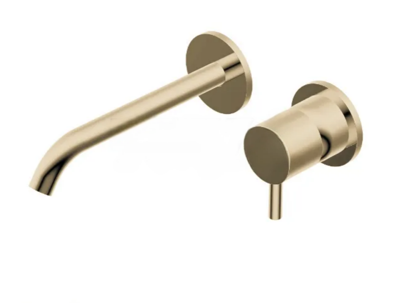 Смеситель д/р встраиваемый DIAMETRO35 S браш шампань(BOX E0BA0115SX)