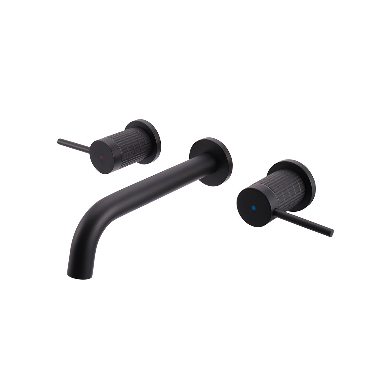 Смеситель для раковины встраиваемый Vincea Groove VBFW-4G1MB чёрный