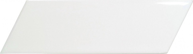 Керамическая плитка Equipe Chevron White Left 5,2*18,6 