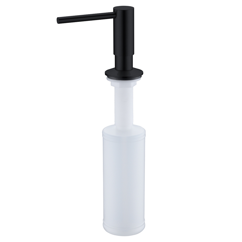 Встраиваемый дозатор для мыла WASSERKRAFT K-1699 чёрный Soft-touch