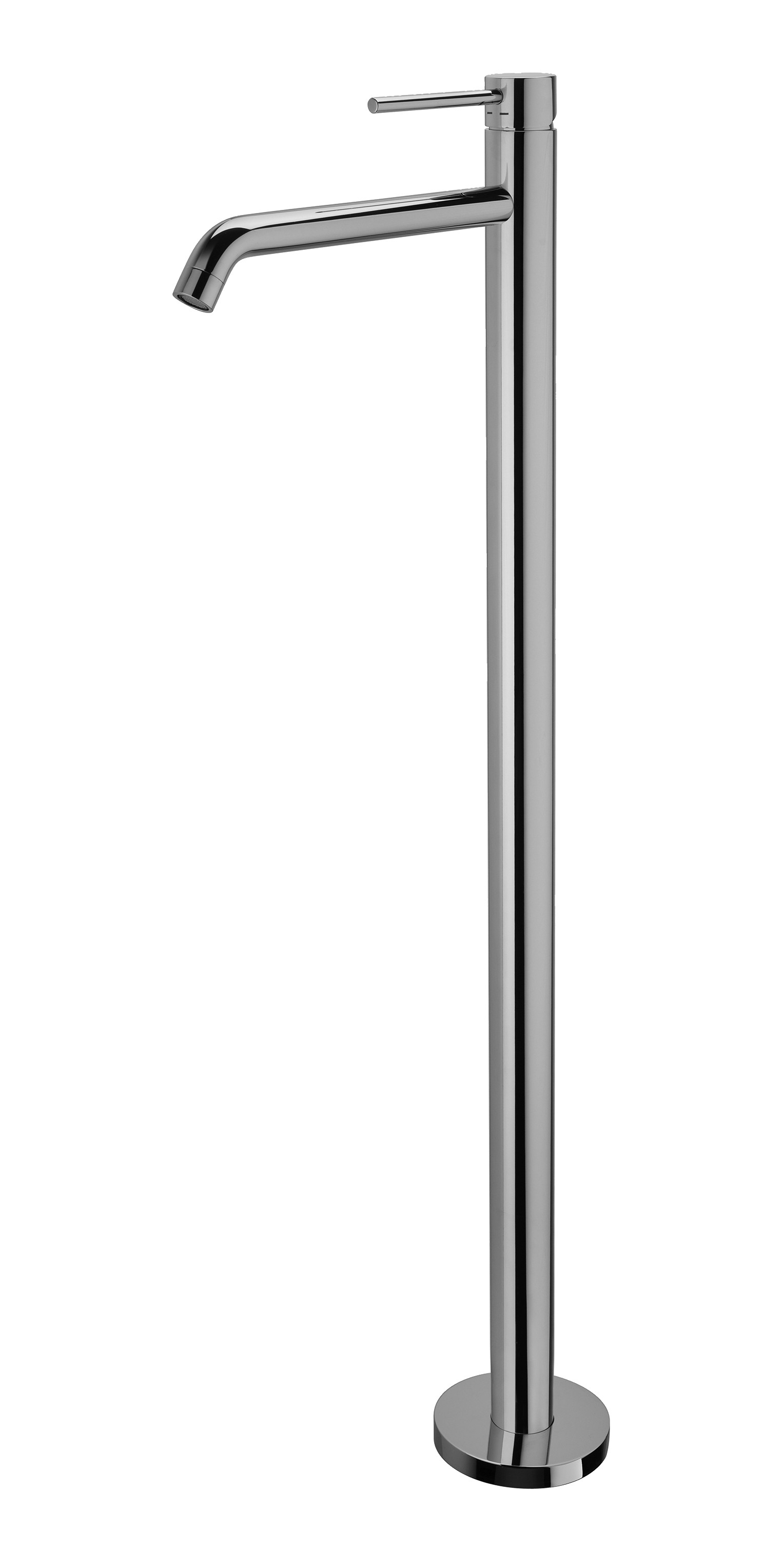 LIG031CR Смеситель для раковины напольный без БАЗЫ арт LIG030, Хром LIGHT Paffoni