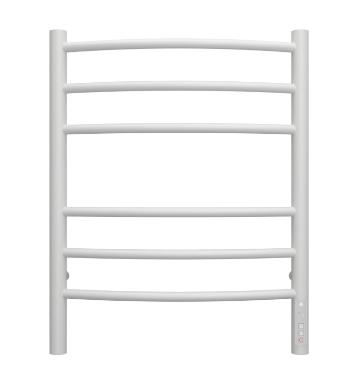 Полотенцесушитель TERMINUS Классик П6 (482х650х450) электро (встроен диммер СЛЕВА) БЕЛЫЙ МАТОВЫЙ