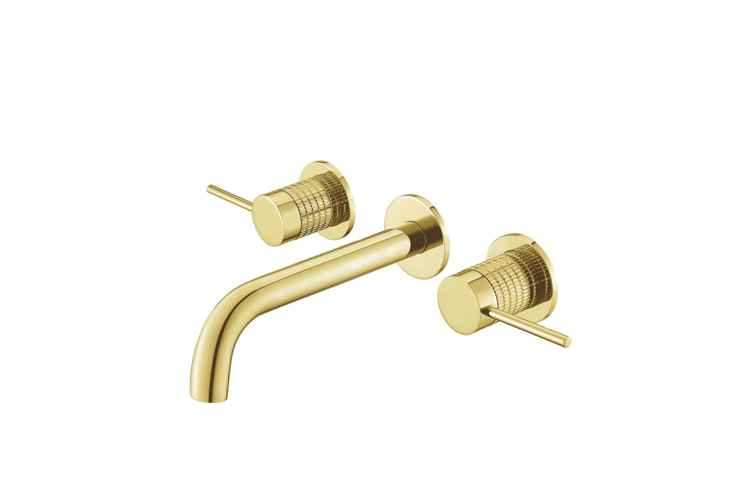 Смеситель для раковины встраиваемый Vincea Groove VBFW-4G1BG4, брашированное золото