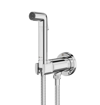 Смеситель с гигиеническим душем Lemark   "Соло"встраиваемый, хром LM7171C