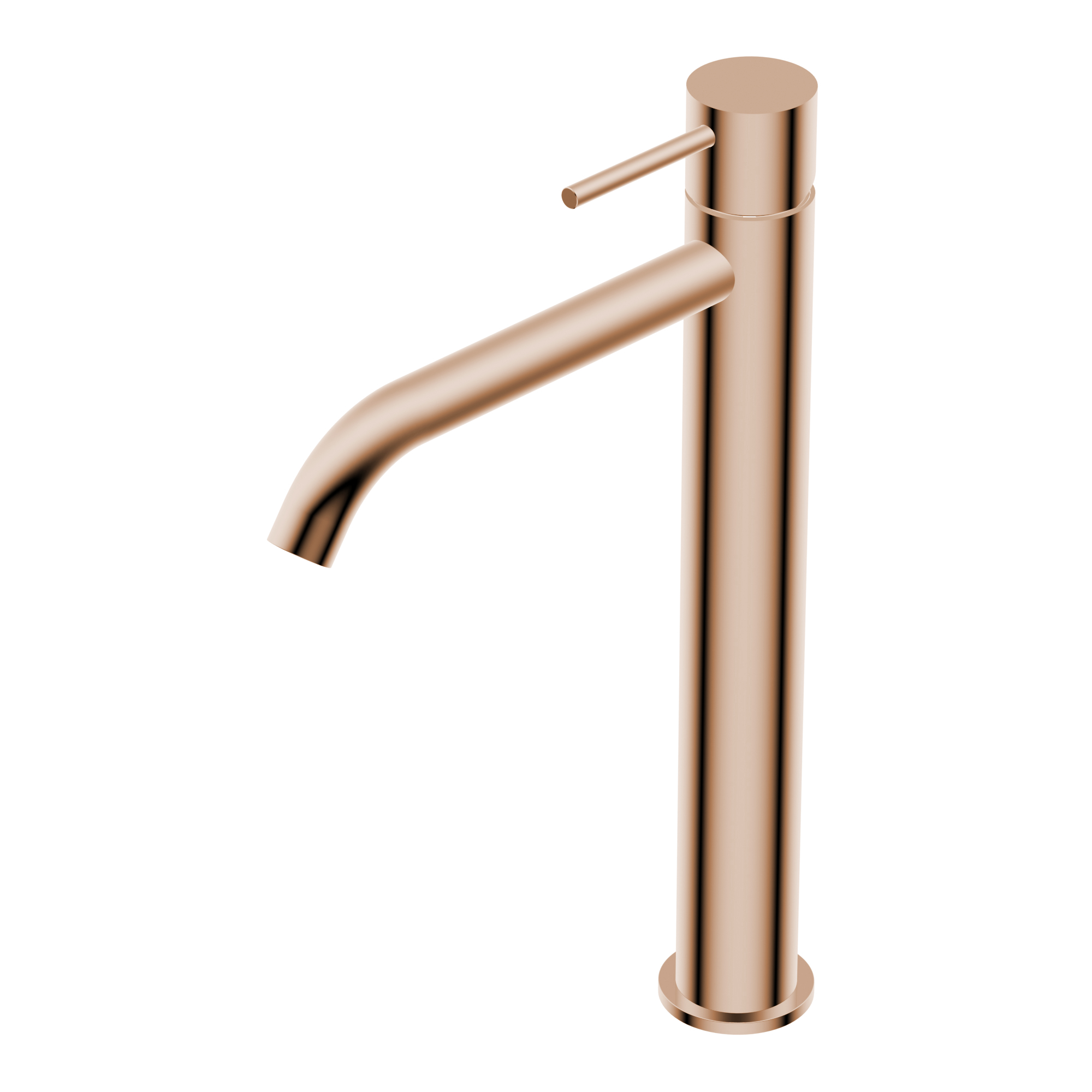 Смеситель д/р DIAMETRO35 S матовое розовое золото(раковина-чаша)