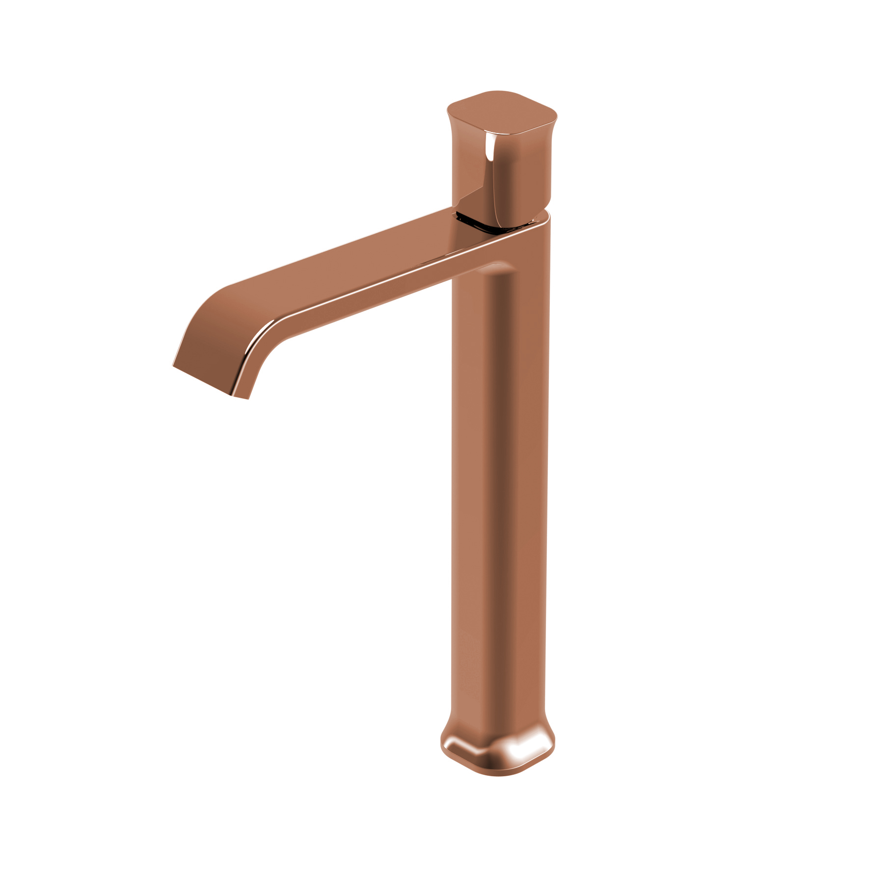 Смеситель д/р TAORMINA браш розовое золото(раковина-чаша)