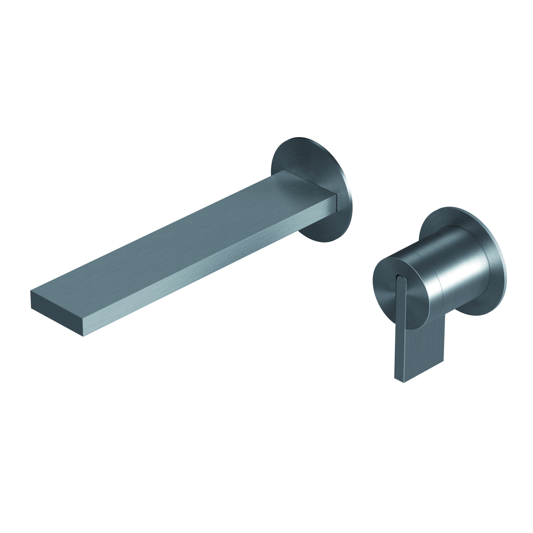 Смеситель д/р встраиваемый DOT316 L188 нерж сталь (BOX PM0000B)