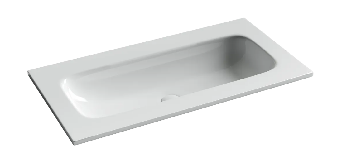 Раковина мебельная Ceramicanova Grace без отверстия, 910*457*137мм, арт. CN7019wx, цвет белый