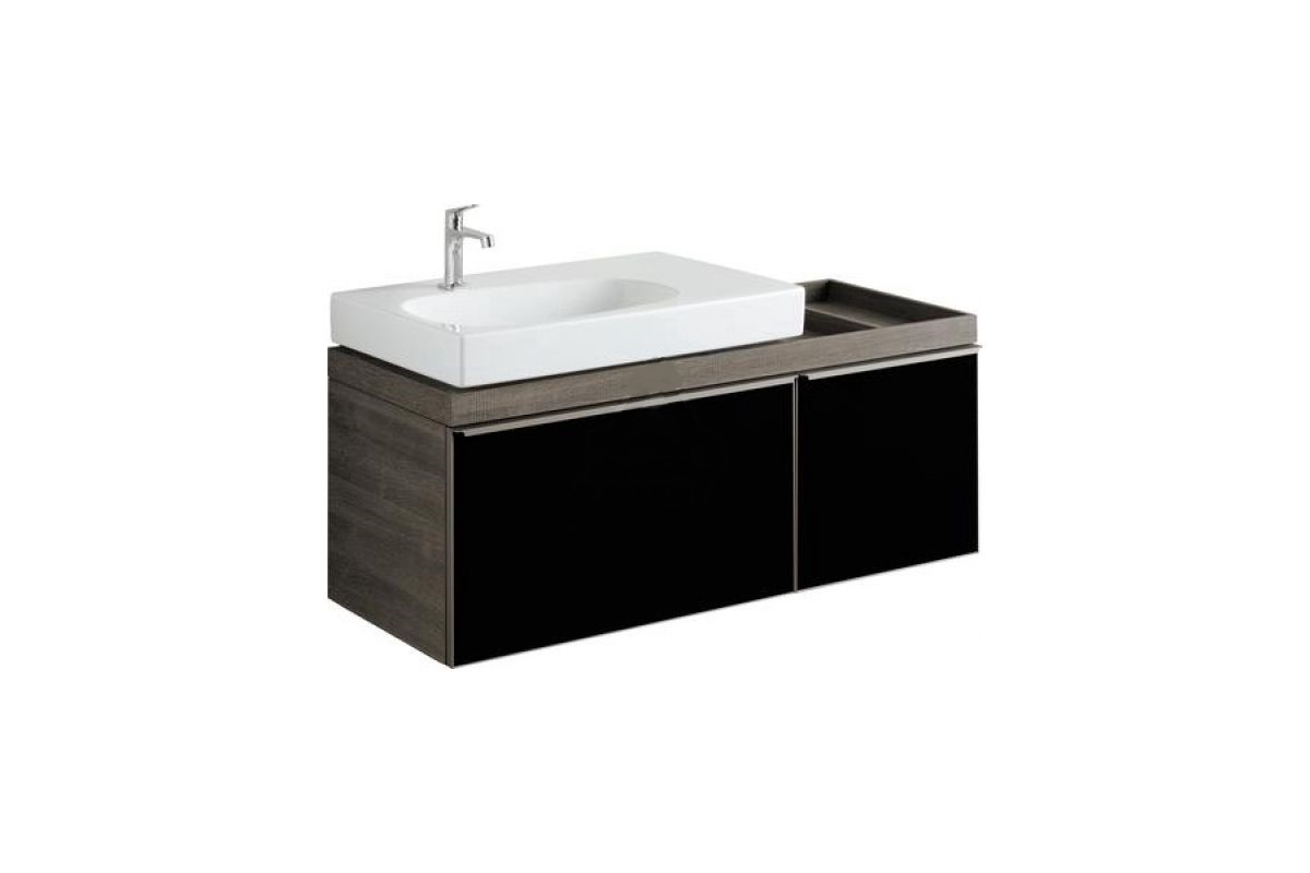 Шкафчик под раковину Geberit CITTERIO 1184х554х504мм, с полочкой справа 835421000