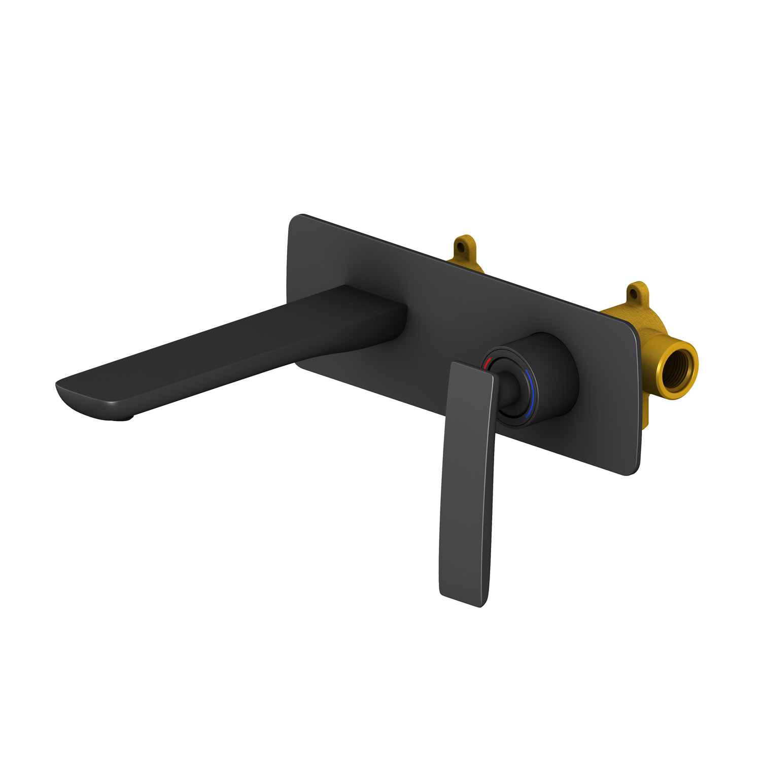 Смеситель д/р встраиваемый Helmi 4071/03SM черный