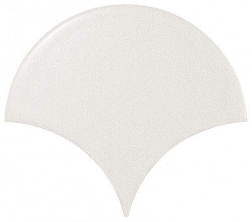 Керамическая плитка Equipe Scale Fan White Matt 10,6*12 