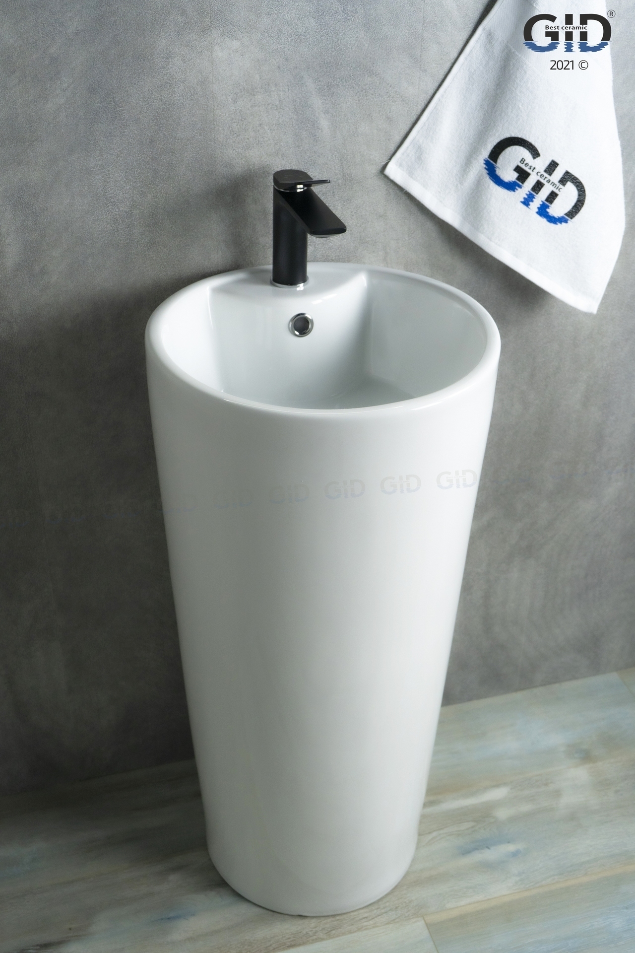 Раковина моноблок GID Nb131 400х400х850