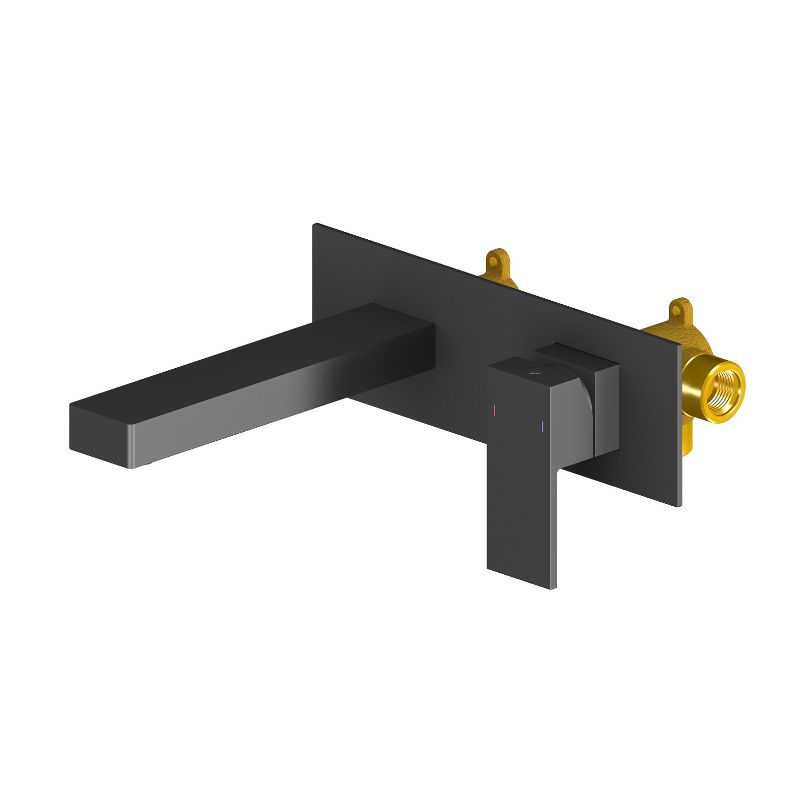 Смеситель д/р встраиваемый Selene 2071/03SM черный