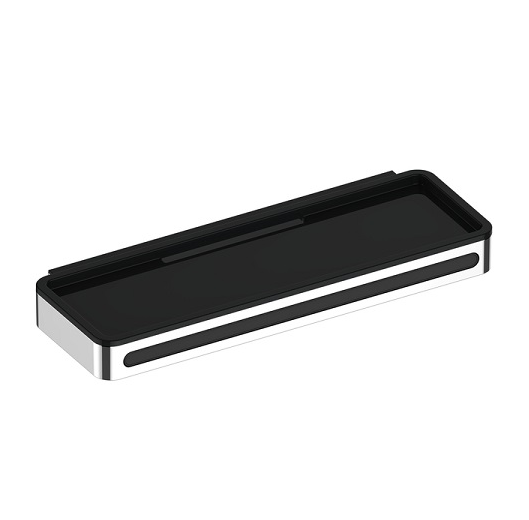 KEUCO (Plan) Корзинка для душа из 3-х частей, хром/темно-серый (RAL 7021), арт. 14959 010037
