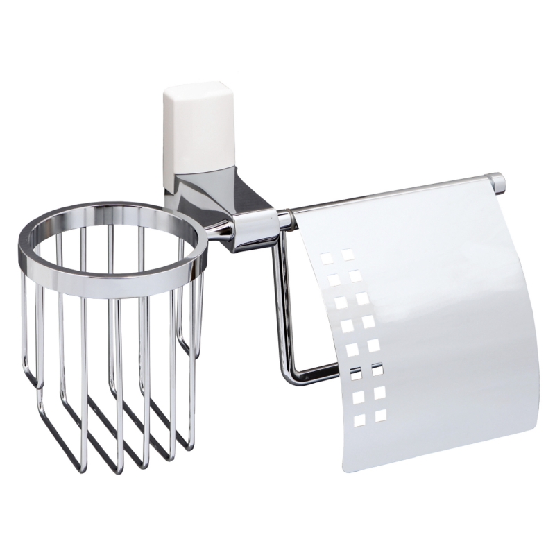 Держатель таулетной бумаги и освежителя WASSERKRAFT LEINE K-5059WHITE 