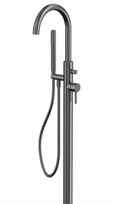 Смеситель для ванны отдельностоящий WHITECROSS Y Y1233GM оружейная сталь